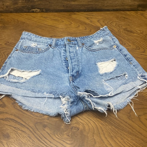 H&M Pants - H & M Distressed Denim Shorts